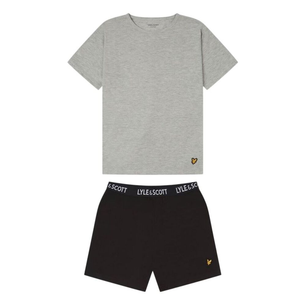 Lyle & Scott Childrens/Kids Lounge Pajama Set / Gray/Black